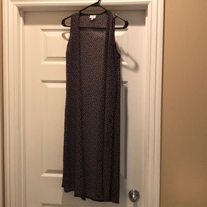 LuLaRoe Joy floral duster cardigan vest